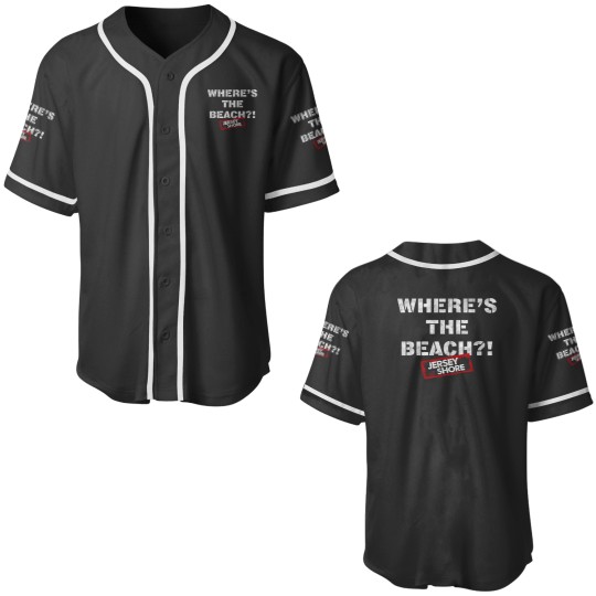 Discover Jersey Shore - Where's The Beach Baseball Jerseys