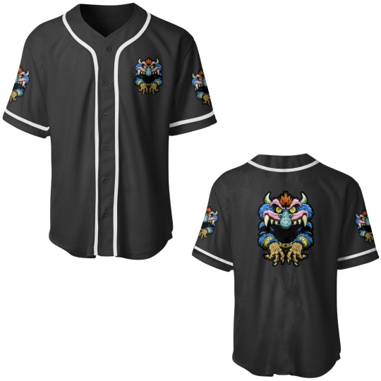 Discover MY PET MONSTER 80S CLASSIC ARTWORK 2 Baseball Jerseys
