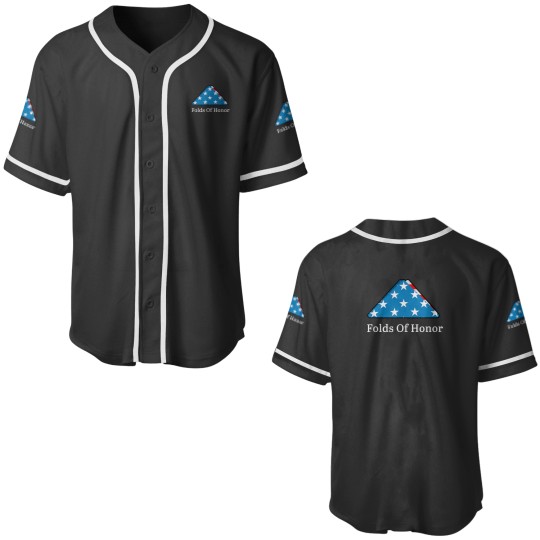 Discover Folds of Honor fallen military first responders patriotic Baseball Jerseys