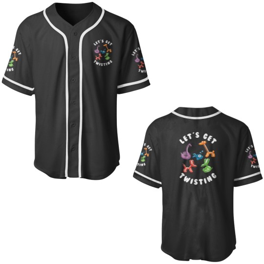Discover Lets Get Twisting Balloon Twisting Balloon Artist Baseball Jerseys