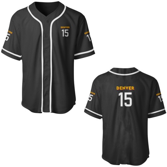 Discover Denver 15 Nikola Jokic Baseball Jerseys