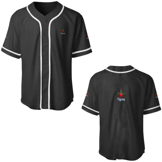 Discover Tigray Ethiopian traditional dress clothes habesha Baseball Jerseys