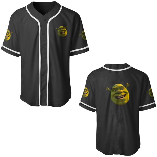 Discover Shrek Meme Funny Baseball Jerseys
