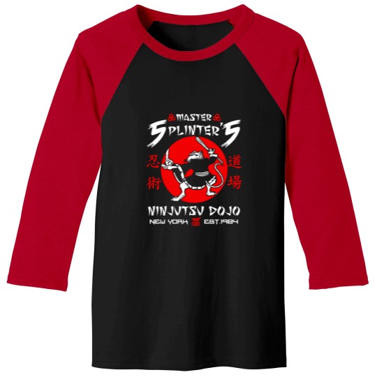 Discover Master Splinter Ninjutsu Baseball Tees
