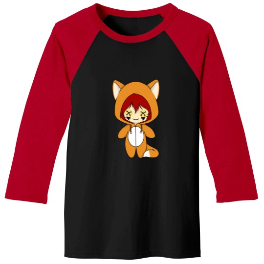 Discover Creepypasta Jason The Toymaker Fox Costume Doll Baseball Tees