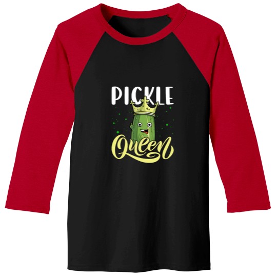 Discover Pickle Queen Shirt Cucumber Pickle Jar Funny Baseball Tees