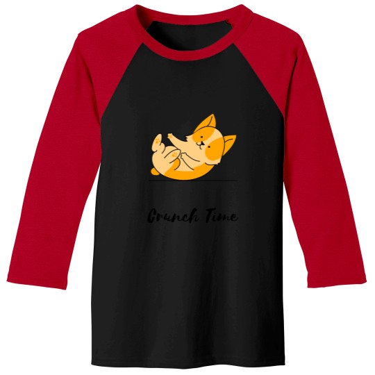 Discover -Crunch-Time Cat Baseball Tees
