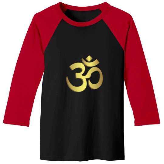 Discover Om ( Aum ) Namaste yoga symbol Baseball Tees