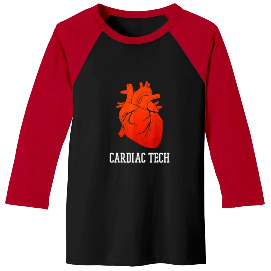 Discover Nice Cardiac Tech Cool Heart Cath Lab Nurse Baseball Tees