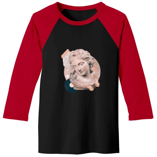 Discover you are my Venus dark academia collage Sticker Baseball Tees