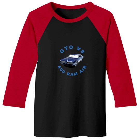 Discover GTO V8 400 RAM-AIR Baseball Tees