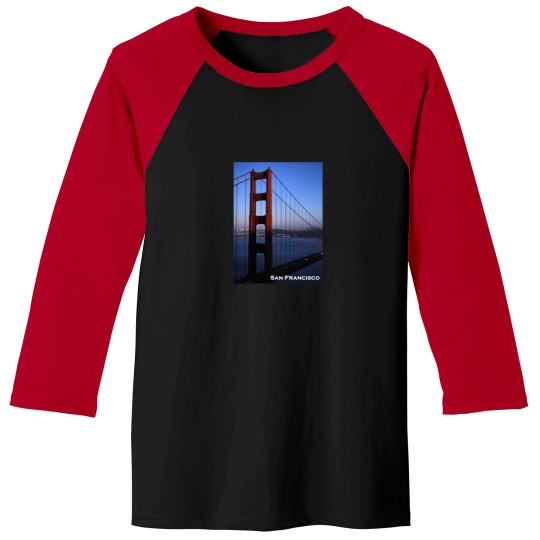 Discover Golden Gate Bridge at Sunset Baseball Tees