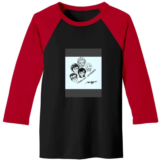 Discover Traveling Wilburys Bob Dylaneorge Harrison, Jeff Lynne Roy Orbison Tomy Petty Baseball Tees