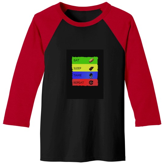 Discover ARK EAT SLEEP TAME REPEAT Baseball Tees