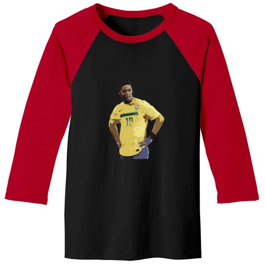 Discover Ronaldinho Brazil Joga Bonito Sticker Baseball Tees