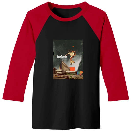 Discover Before Photographic Print Baseball Tees
