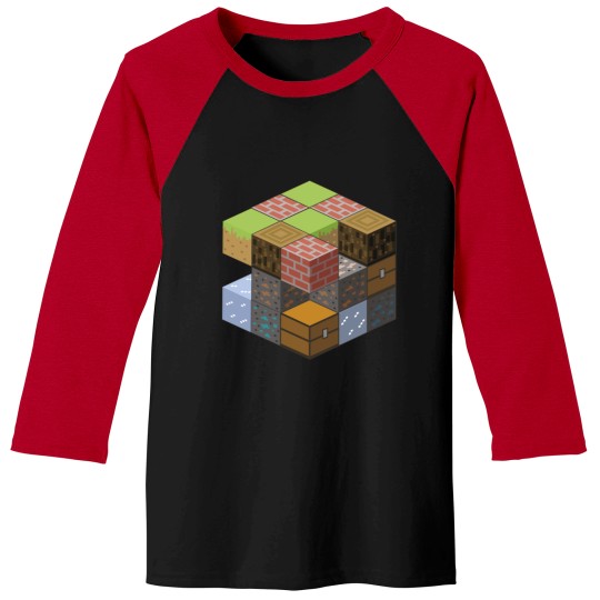 Discover Cube World Baseball Tees