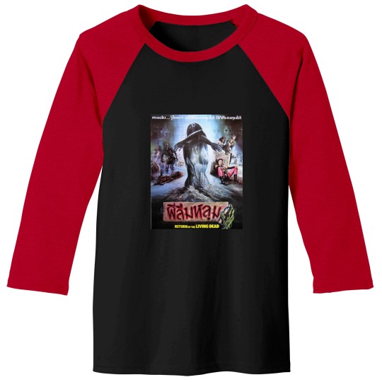 Discover Return of The Living Dead 1985 Thai Horror film Baseball Tees