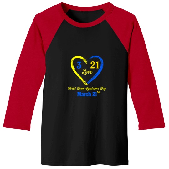 Discover World Down Day T-Shirt Awareness March 21 Baseball Tees