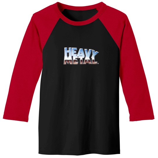 Discover Heavy Metal Magazine Logo Baseball Tees