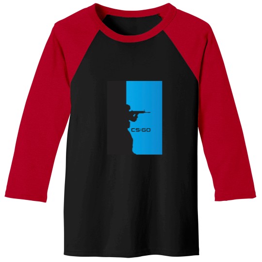 Discover Counter strike silhouette Graphic Baseball Tees