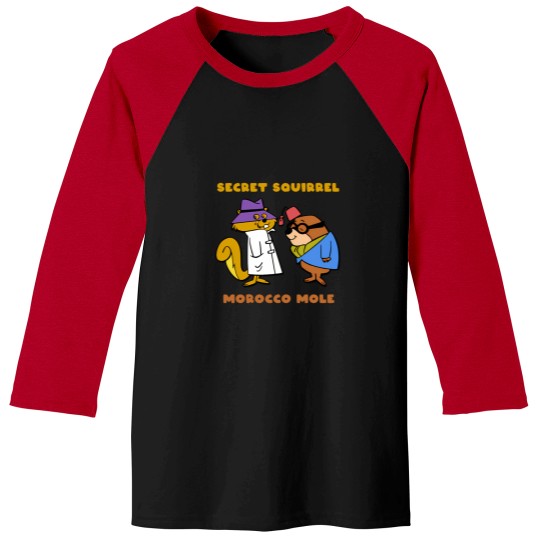 Discover Secret Squirrel and Morocco Mole Baseball Tees