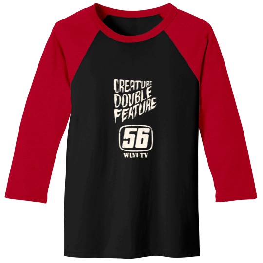 Discover Creature Double Feature 70s Horror WLVI 56 Bosto Baseball Tees