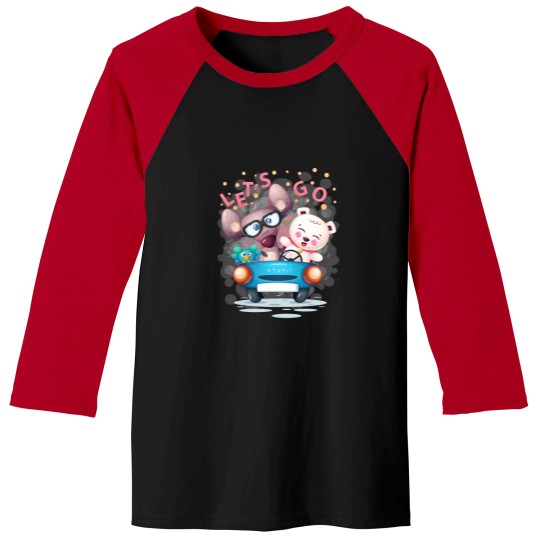 Discover Walk with friends - Let_s Go (1) Baseball Tees