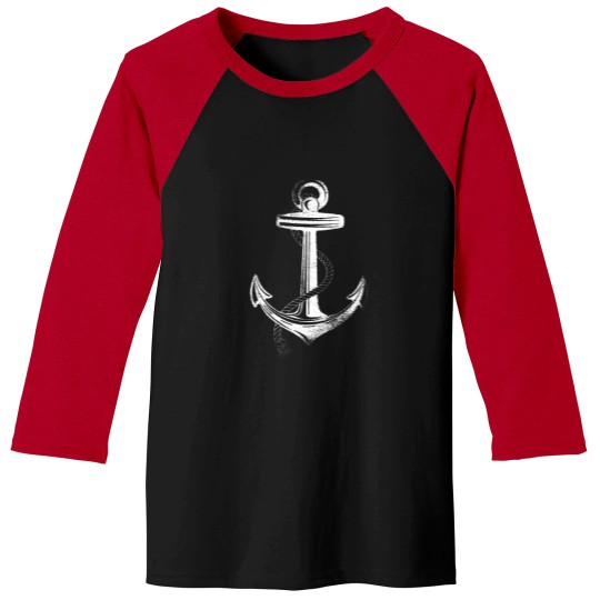 Discover Anchor Design Baseball Tees