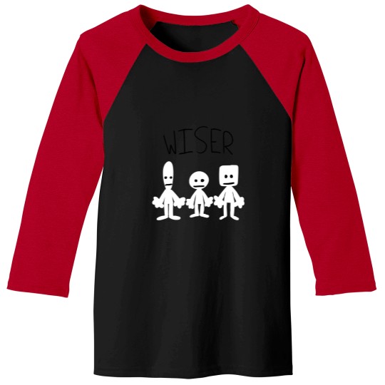 Discover Wiser Baseball Tees