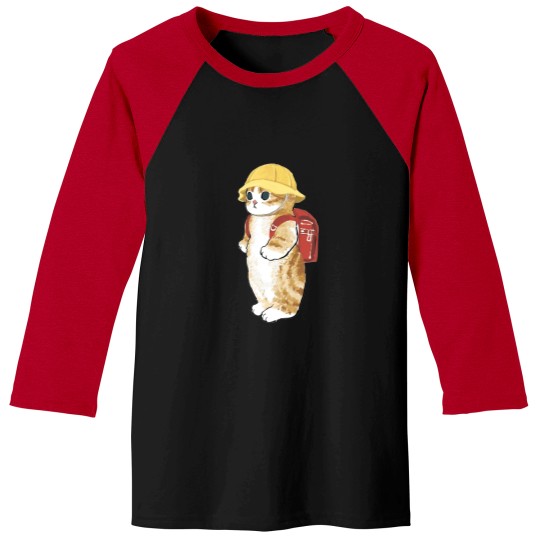 Discover kawaii kitty cat cute camping scout kittens-best-selling gift Baseball Tees
