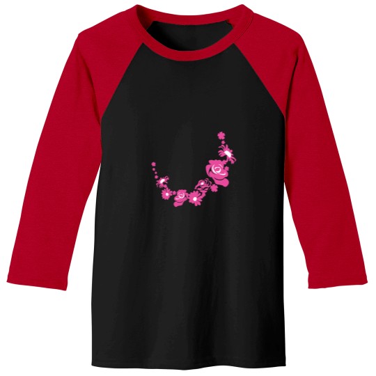 Discover Flower design Baseball Tees
