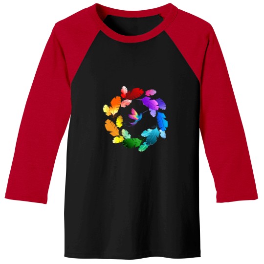 Discover A Colorful Bird Showing Beauty of Colors Sticker Baseball Tees