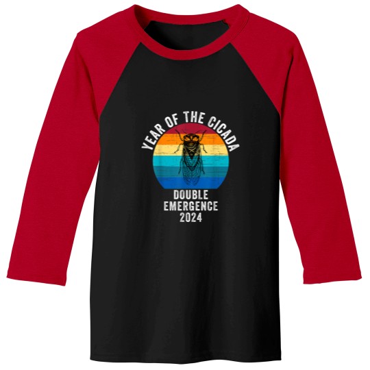 Discover Double Emergence 2024 Cicada Lover Cicada Summer Cicadas Baseball Tees