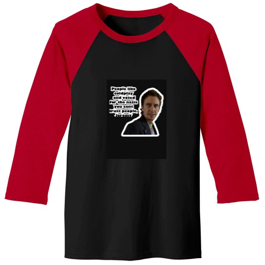 Discover So Funny Peep Show Super Hans Funny Graphic Gift Baseball Tees