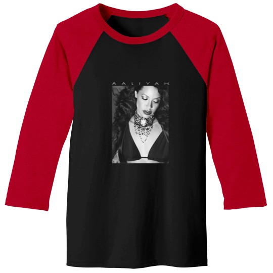 Discover aaliyah photo with logo t Baseball Tees