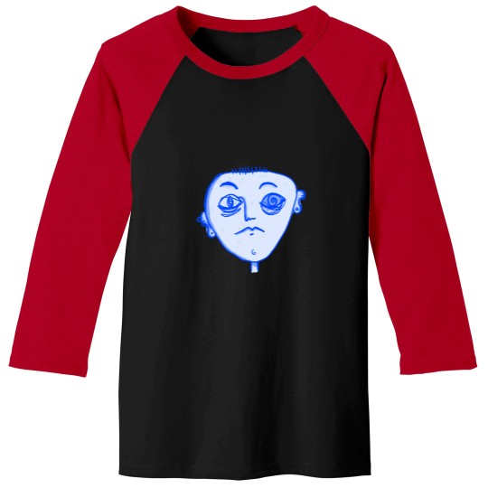 Discover funny face Active Baseball Tees