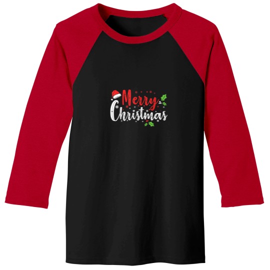 Discover Merry Christmas Xmas Winter Apparel Family And Kids Baseball Tees