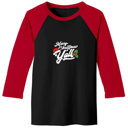 Discover Merry Christmas Y 39 All Funny Country Southern Holiday Baseball Tees