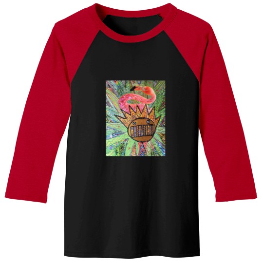 Discover Ween Boognish and Flamingo Baseball Tees