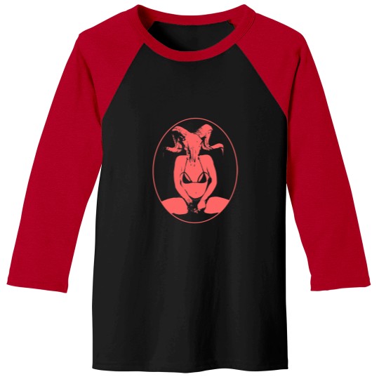 Discover Goat1 Skull Girl Active Baseball Tees