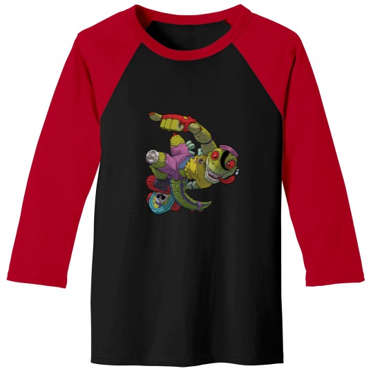 Discover Mondo Gecko The Mutant Skater Baseball Tees