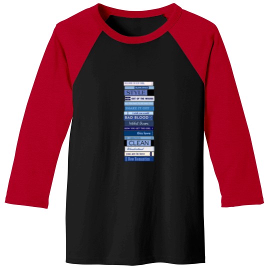 Discover 1989 Album Bookshelf Active Baseball Tees