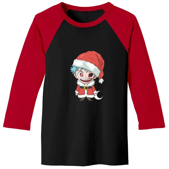 Discover Young Santa Claus Sticker Baseball Tees