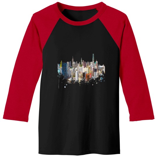 Discover Paris has tall and beautiful buildings to look at Baseball Tees