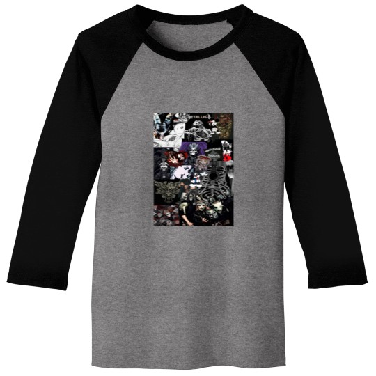 Discover Metal Rock Baseball Tees