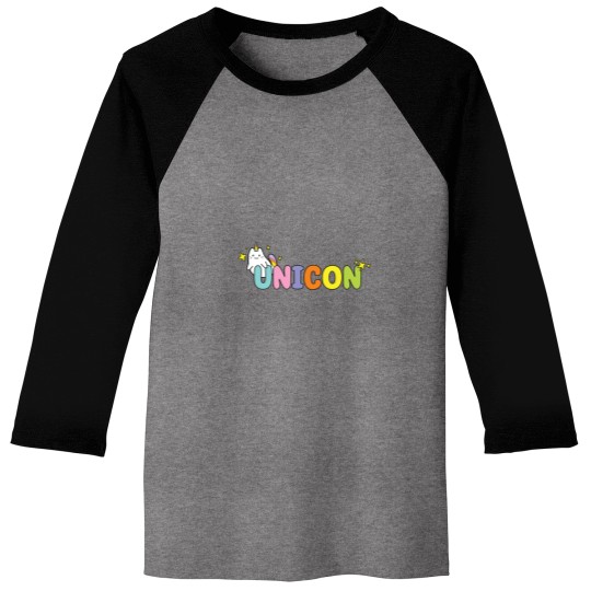 Discover Cute Unicon Baseball Tees