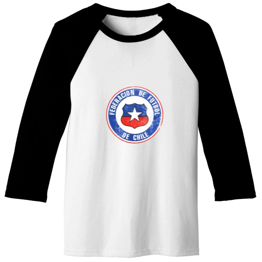 Discover Chile Soccer Flag Team Support Gift Baseball Tees