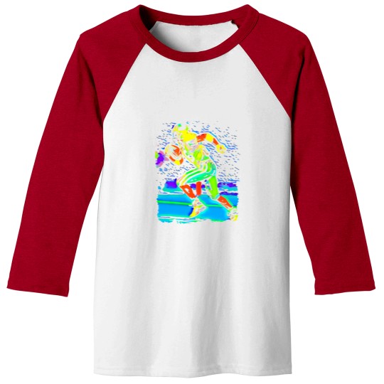 Discover American Football Touchdown Pop Art Baseball Tees