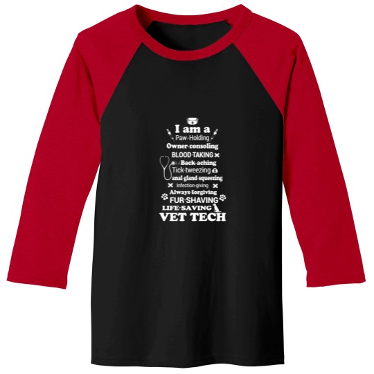 Discover Vet Tech Baseball Tee